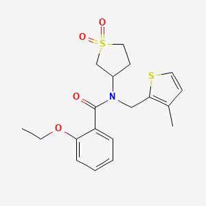 N-(1,1-dioxidotetrahydrothiophen-3-yl)-2-ethoxy-N-[(3-methylthiophen-2-yl)methyl]benzamide