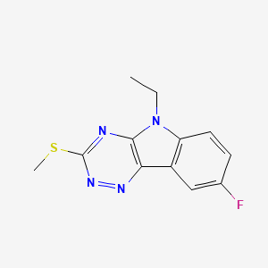 5-ethyl-8-fluoro-3-(methylthio)-5H-[1,2,4]triazino[5,6-b]indole