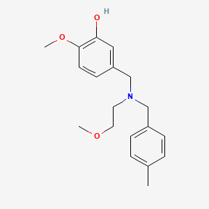 2-methoxy-5-{[(2-methoxyethyl)(4-methylbenzyl)amino]methyl}phenol