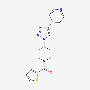 molecular formula C17H17N5OS B4247246 4-{1-[1-(2-thienylcarbonyl)-4-piperidinyl]-1H-1,2,3-triazol-4-yl}pyridine 