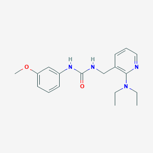 N-{[2-(diethylamino)-3-pyridinyl]methyl}-N'-(3-methoxyphenyl)urea