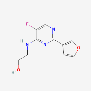 2-{[5-fluoro-2-(3-furyl)pyrimidin-4-yl]amino}ethanol