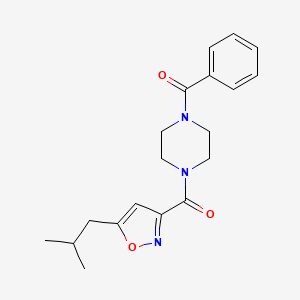 1-benzoyl-4-[(5-isobutylisoxazol-3-yl)carbonyl]piperazine