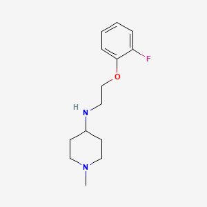 N-[2-(2-fluorophenoxy)ethyl]-1-methylpiperidin-4-amine