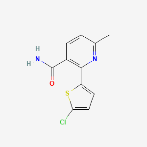 2-(5-chloro-2-thienyl)-6-methylnicotinamide