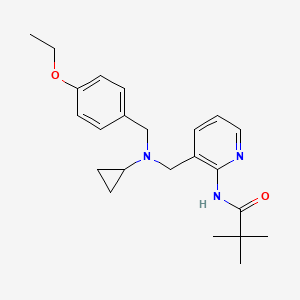 N-(3-{[cyclopropyl(4-ethoxybenzyl)amino]methyl}pyridin-2-yl)-2,2-dimethylpropanamide