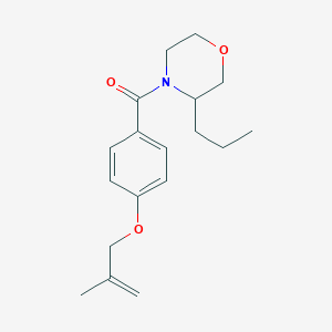 4-{4-[(2-methylprop-2-en-1-yl)oxy]benzoyl}-3-propylmorpholine