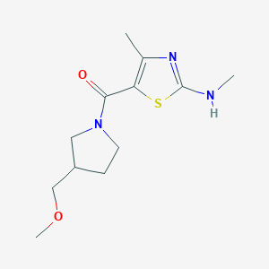 5-{[3-(methoxymethyl)-1-pyrrolidinyl]carbonyl}-N,4-dimethyl-1,3-thiazol-2-amine trifluoroacetate