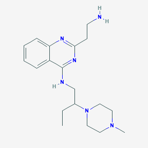 2-(2-aminoethyl)-N-[2-(4-methyl-1-piperazinyl)butyl]-4-quinazolinamine dihydrochloride