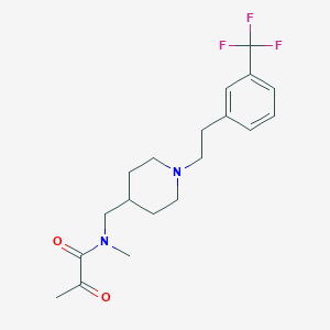 N-methyl-2-oxo-N-[(1-{2-[3-(trifluoromethyl)phenyl]ethyl}-4-piperidinyl)methyl]propanamide