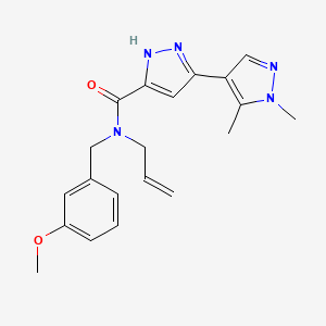 N-allyl-N-(3-methoxybenzyl)-1',5'-dimethyl-1'H,2H-3,4'-bipyrazole-5-carboxamide