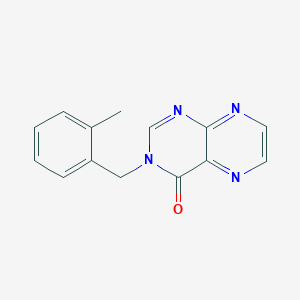 3-(2-methylbenzyl)pteridin-4(3H)-one