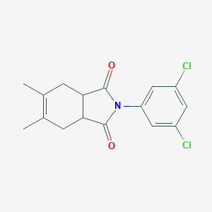 molecular formula C16H15Cl2NO2 B424951 2-(3,5-dichlorophenyl)-5,6-dimethyl-3a,4,7,7a-tetrahydro-1H-isoindole-1,3(2H)-dione 