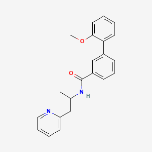 2'-methoxy-N-(1-methyl-2-pyridin-2-ylethyl)biphenyl-3-carboxamide