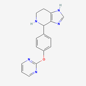 4-[4-(pyrimidin-2-yloxy)phenyl]-4,5,6,7-tetrahydro-1H-imidazo[4,5-c]pyridine