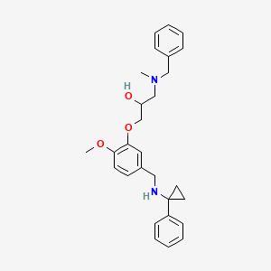 1-[benzyl(methyl)amino]-3-(2-methoxy-5-{[(1-phenylcyclopropyl)amino]methyl}phenoxy)-2-propanol