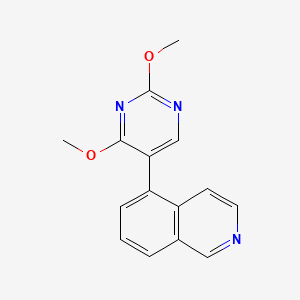 molecular formula C15H13N3O2 B4249579 5-(2,4-dimethoxy-5-pyrimidinyl)isoquinoline trifluoroacetate 