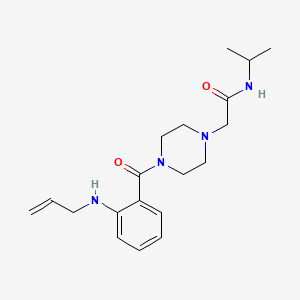 2-{4-[2-(allylamino)benzoyl]piperazin-1-yl}-N-isopropylacetamide