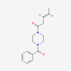 1-benzoyl-4-[(3E)-pent-3-enoyl]piperazine