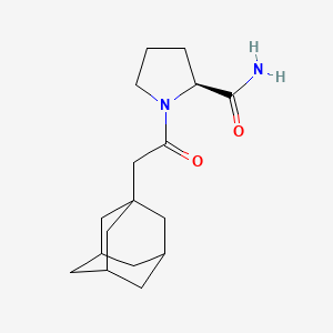 molecular formula C17H26N2O2 B4249808 (2S)-1-(1-adamantylacetyl)pyrrolidine-2-carboxamide 