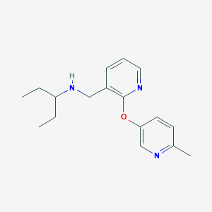 (1-ethylpropyl)({2-[(6-methyl-3-pyridinyl)oxy]-3-pyridinyl}methyl)amine