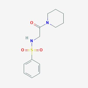 N-(2-oxo-2-piperidin-1-ylethyl)benzenesulfonamide