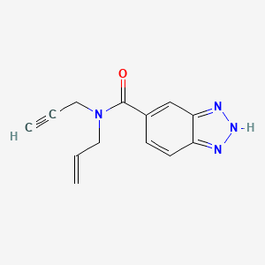 N-allyl-N-2-propyn-1-yl-1H-1,2,3-benzotriazole-5-carboxamide