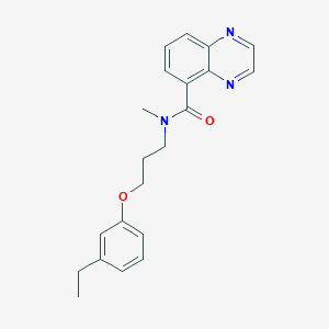 N-[3-(3-ethylphenoxy)propyl]-N-methylquinoxaline-5-carboxamide