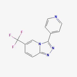 3-Pyridin-4-yl-6-(trifluoromethyl)-[1,2,4]triazolo[4,3-a]pyridine