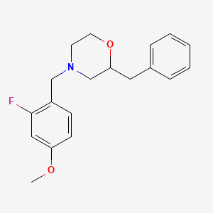 2-benzyl-4-(2-fluoro-4-methoxybenzyl)morpholine