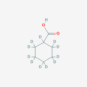 molecular formula C7H12O2 B042503 环己烷羧酸-D11 酸 CAS No. 93131-16-9