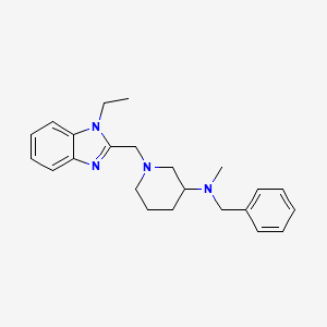 N-benzyl-1-[(1-ethylbenzimidazol-2-yl)methyl]-N-methylpiperidin-3-amine