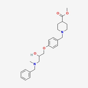 methyl 1-(4-{3-[benzyl(methyl)amino]-2-hydroxypropoxy}benzyl)-4-piperidinecarboxylate