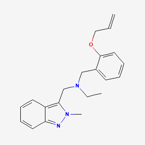 N-[2-(allyloxy)benzyl]-N-[(2-methyl-2H-indazol-3-yl)methyl]ethanamine