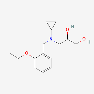 3-[cyclopropyl(2-ethoxybenzyl)amino]propane-1,2-diol