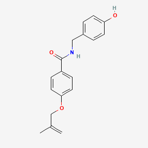 N-(4-hydroxybenzyl)-4-[(2-methylprop-2-en-1-yl)oxy]benzamide