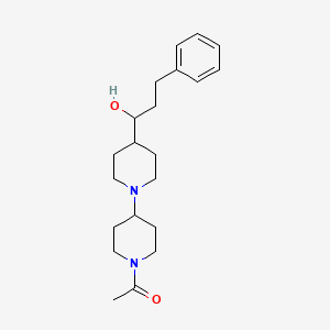 1-(1'-acetyl-1,4'-bipiperidin-4-yl)-3-phenylpropan-1-ol