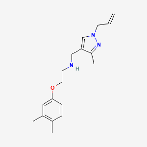 N-[(1-allyl-3-methyl-1H-pyrazol-4-yl)methyl]-2-(3,4-dimethylphenoxy)ethanamine