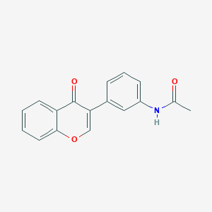 N-[3-(4-oxochromen-3-yl)phenyl]acetamide