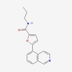 5-isoquinolin-5-yl-N-propyl-2-furamide