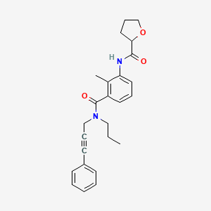 N-(2-methyl-3-{[(3-phenylprop-2-yn-1-yl)(propyl)amino]carbonyl}phenyl)tetrahydrofuran-2-carboxamide