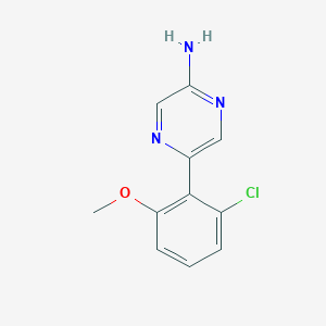 5-(2-chloro-6-methoxyphenyl)pyrazin-2-amine