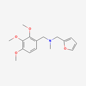 (2-furylmethyl)methyl(2,3,4-trimethoxybenzyl)amine trifluoroacetate