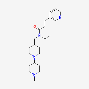 N-ethyl-N-[(1'-methyl-1,4'-bipiperidin-4-yl)methyl]-3-(3-pyridinyl)propanamide