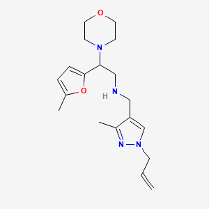 N-[(1-allyl-3-methyl-1H-pyrazol-4-yl)methyl]-2-(5-methyl-2-furyl)-2-morpholin-4-ylethanamine