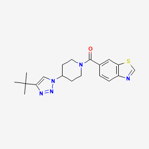 6-{[4-(4-tert-butyl-1H-1,2,3-triazol-1-yl)piperidin-1-yl]carbonyl}-1,3-benzothiazole