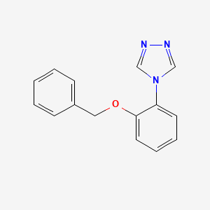 4-[2-(benzyloxy)phenyl]-4H-1,2,4-triazole