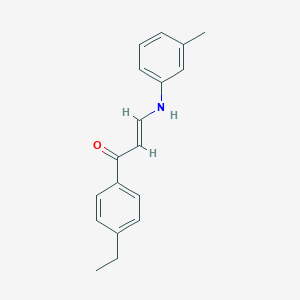 1-(4-Ethylphenyl)-3-(3-toluidino)-2-propen-1-one