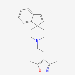 1'-[2-(3,5-dimethyl-4-isoxazolyl)ethyl]spiro[indene-1,4'-piperidine] trifluoroacetate