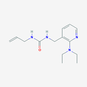 molecular formula C14H22N4O B4251343 N-allyl-N'-{[2-(diethylamino)-3-pyridinyl]methyl}urea 